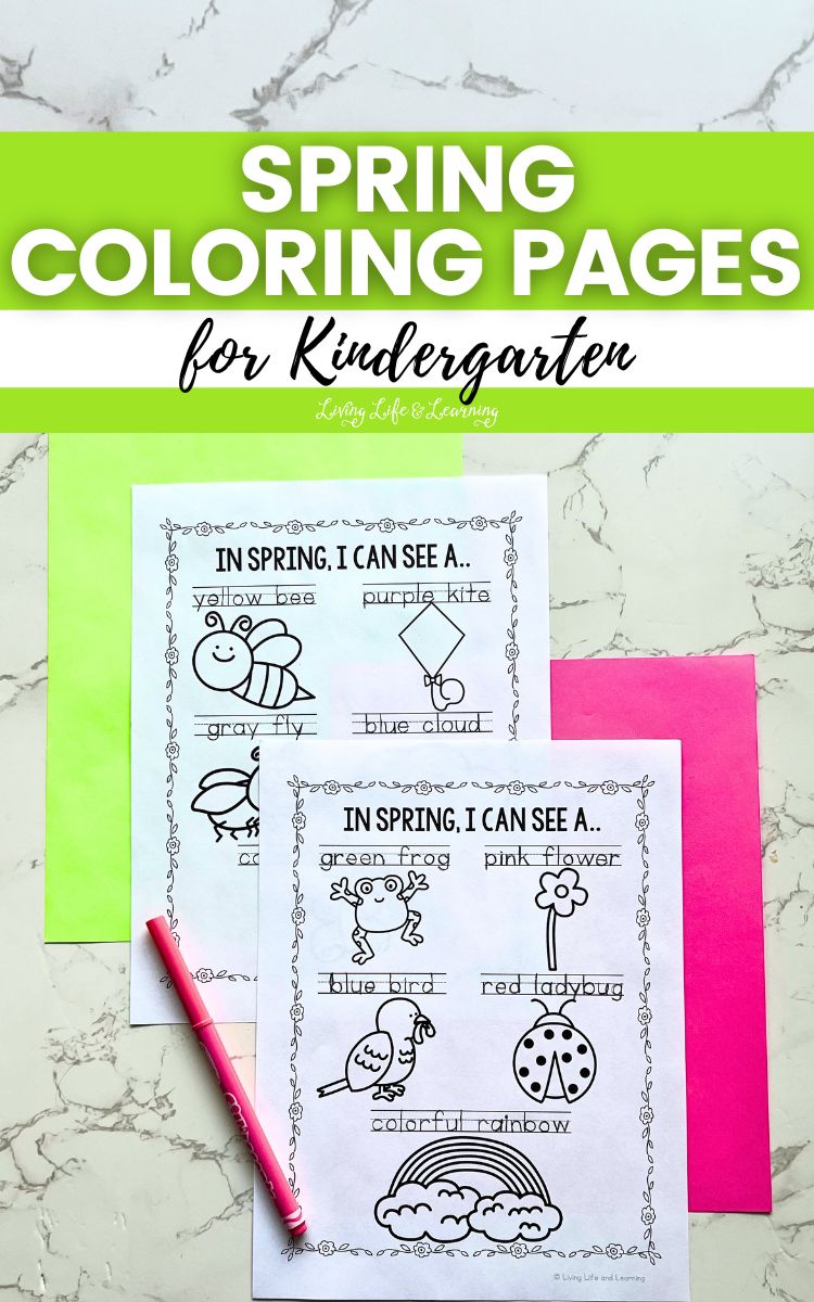 Spring Coloring Pages for Kindergarten: Enhance Creativity & Focus